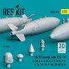 RESKIT RS32-0493 Mk.83 bombs with BSU-35 (4 pcs) (3D printed) 1/32